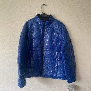 (MK) Michael Kors - Unisex Blue Puffer Jacket